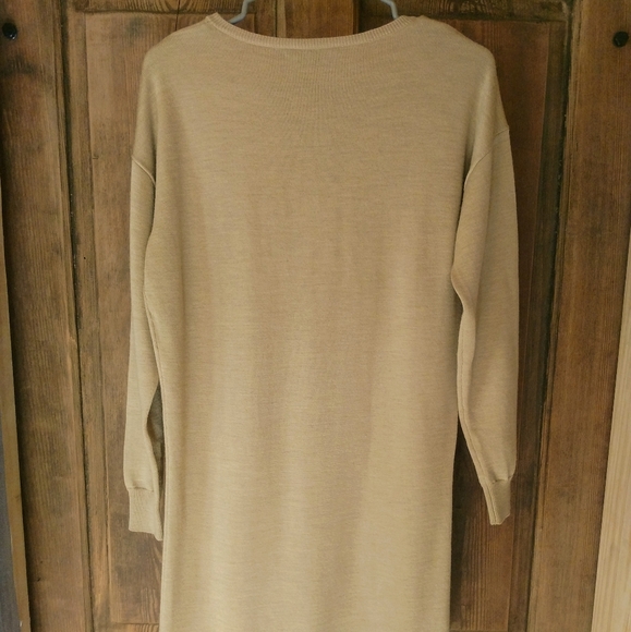 Ralph Lauren Camel Sweater Dress - Picture 3 of 13